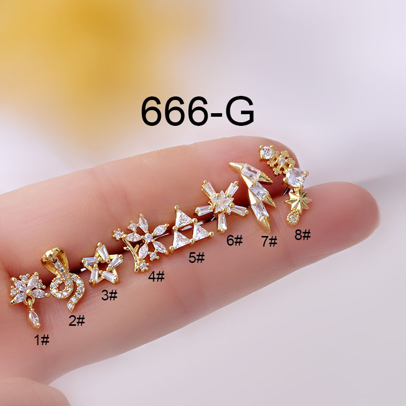 Body Jewelry Trend - 1 Mảnh Piercing Thép Không Gỉ