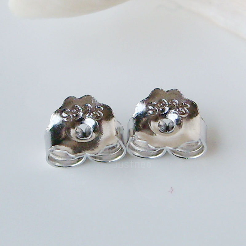 Body Jewelry Top - Earnut, 3.8mm rắn 925 sterling bạc