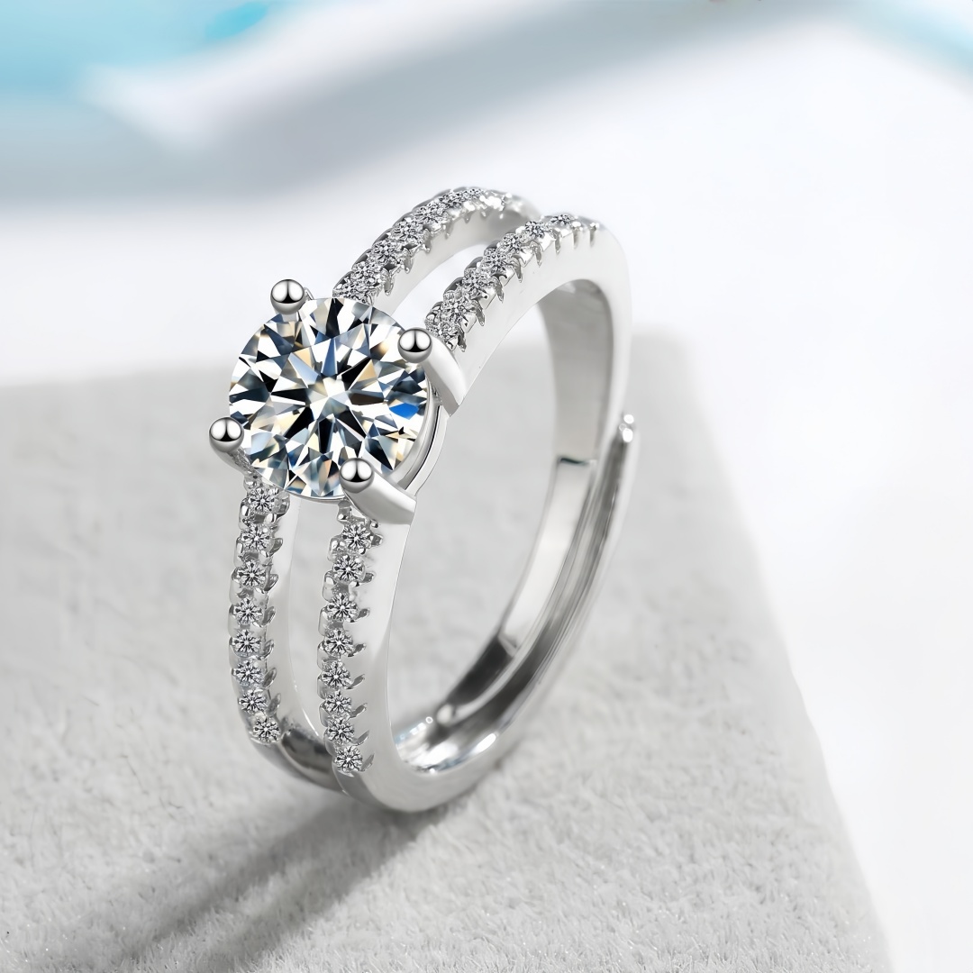 Body Jewelry High Quality - 925 Sterling Silver Ring Line Round