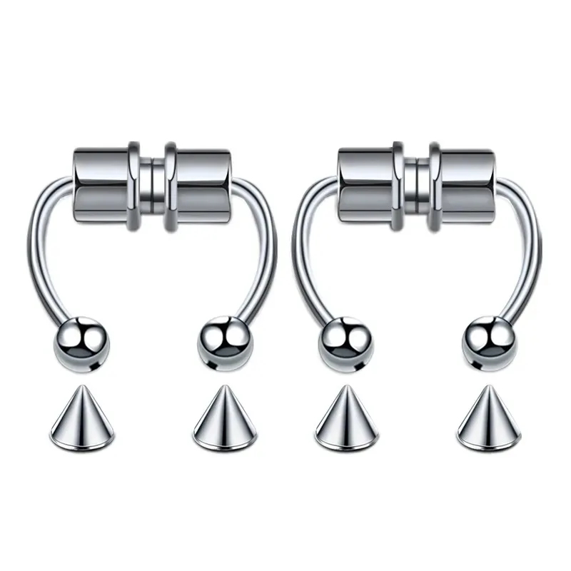 1/2/3Pcs Fake Magnetic Nose Ri - đánh giá và giá Body Jewelry Septum