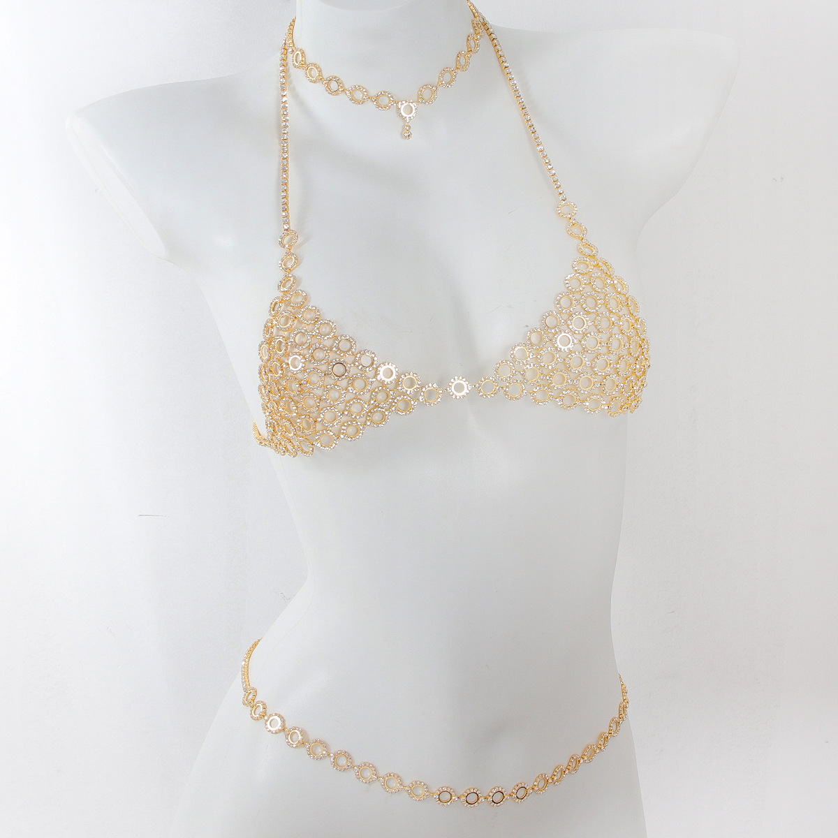 Fashionable Circular Splicing  - đánh giá và giá Body Jewelry Art