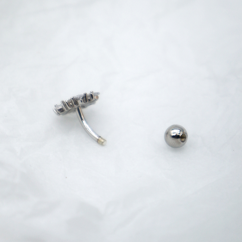 MIQIAO Silver 925 Flower Belly - đánh giá và giá Body Jewelry Trend