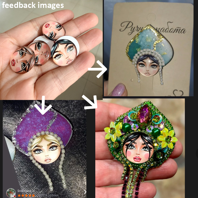 New Russian Doll Face Matryosh - đánh giá và giá Body Jewelry Top