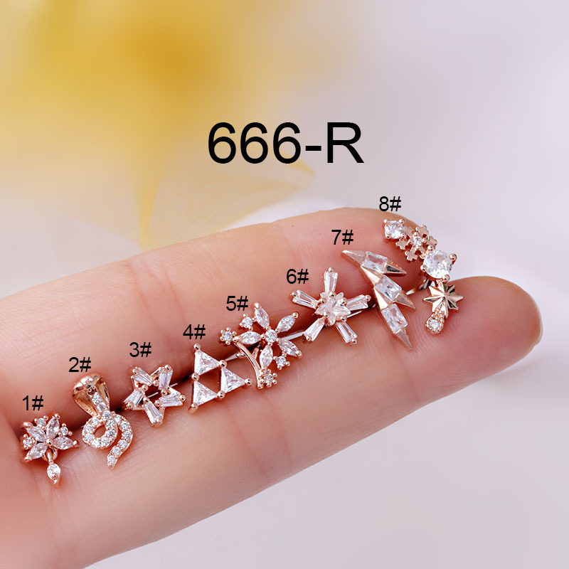 1 Mảnh Piercing Thép Không Gỉ  - đánh giá và giá Body Jewelry Trend