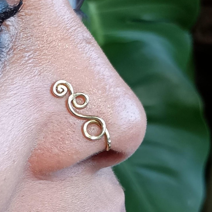 Faux Piercing Ring 14K Gold Fi - đánh giá và giá Body Jewelry Septum