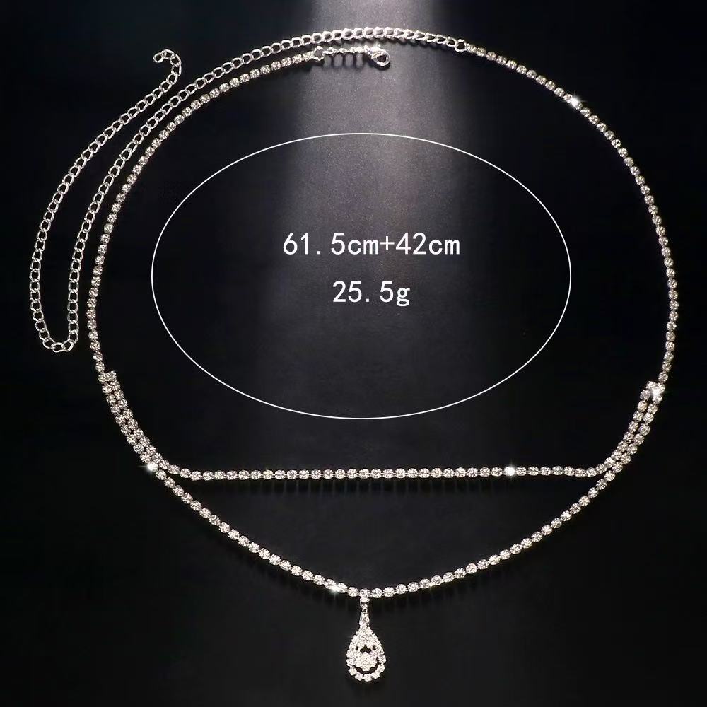 Luxury Rhinestone Double Chain - đánh giá và giá Body Jewelry Art