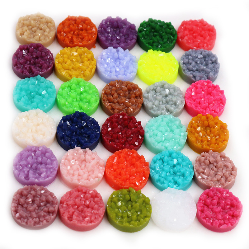 40pcs Resin Druzy Cabochons Do - đánh giá và giá Body Jewelry Top