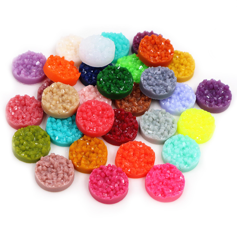 40pcs Resin Druzy Cabochons Do - đánh giá và giá Body Jewelry Top