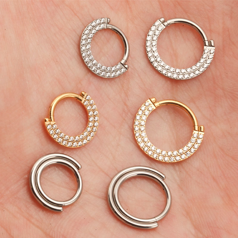 ASTM F136 Titanium Clicker Sep - đánh giá và giá Body Jewelry Septum