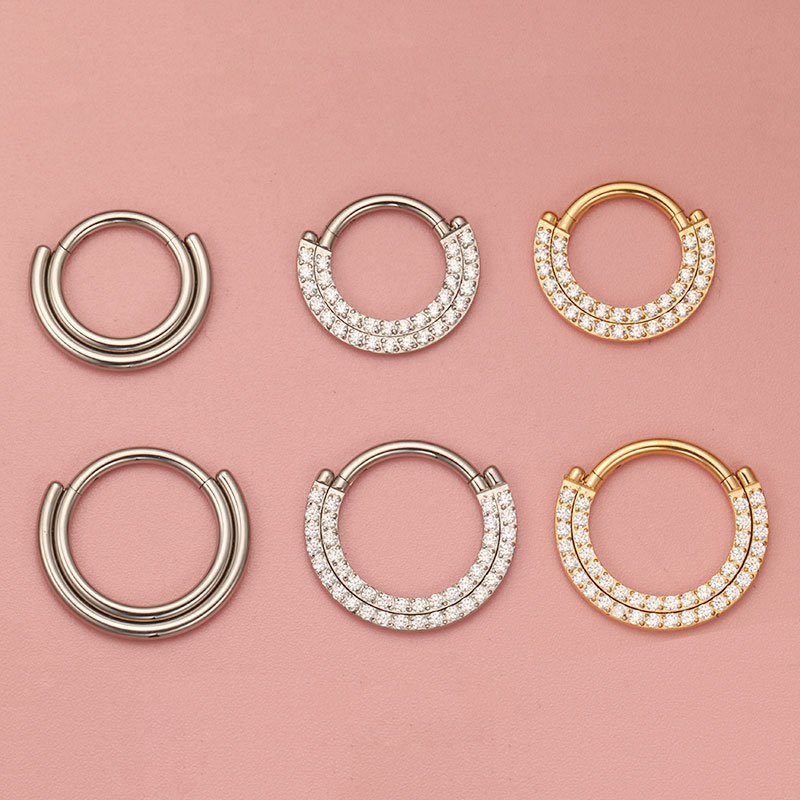 ASTM F136 Titanium Clicker Sep - đánh giá và giá Body Jewelry Septum