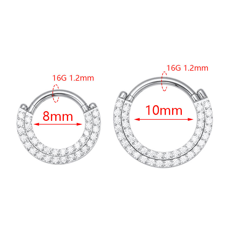 ASTM F136 Titanium Clicker Sep - đánh giá và giá Body Jewelry Septum