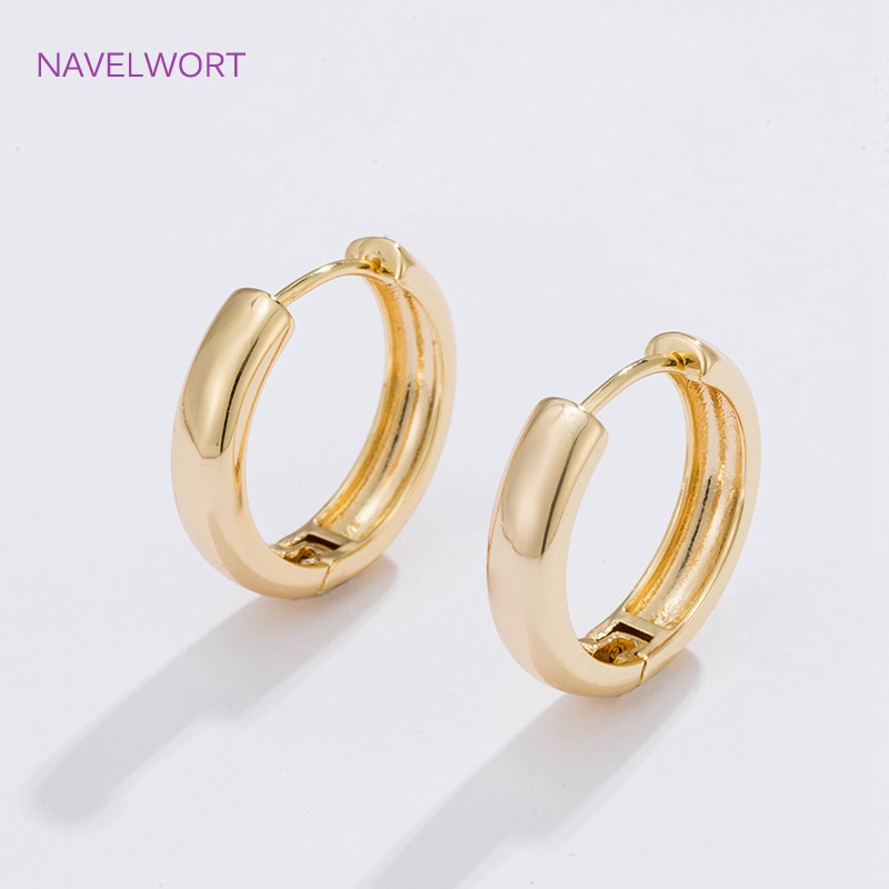 6 Sizes Gold Plated Circle Hoo - đánh giá và giá Body Jewelry High Quality