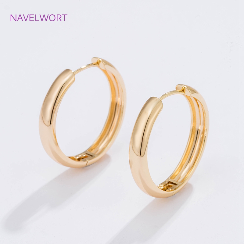 6 Sizes Gold Plated Circle Hoo - đánh giá và giá Body Jewelry High Quality