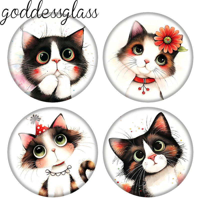 Cartoon Cute Cat painted cat 1 - đánh giá và giá Body Jewelry Top