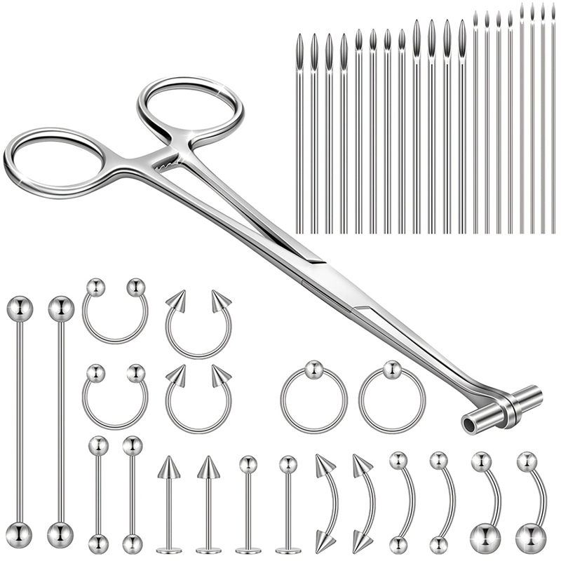 41pcs Body Piercing Tool Kit I - đánh giá và giá Body Jewelry Septum