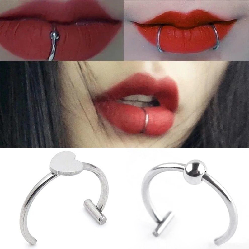1Pc Stainless Steel Fake Nose  - đánh giá và giá Body Jewelry Septum