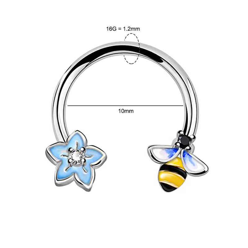16G Septum Ring Daith Piercing - đánh giá và giá Body Jewelry Septum