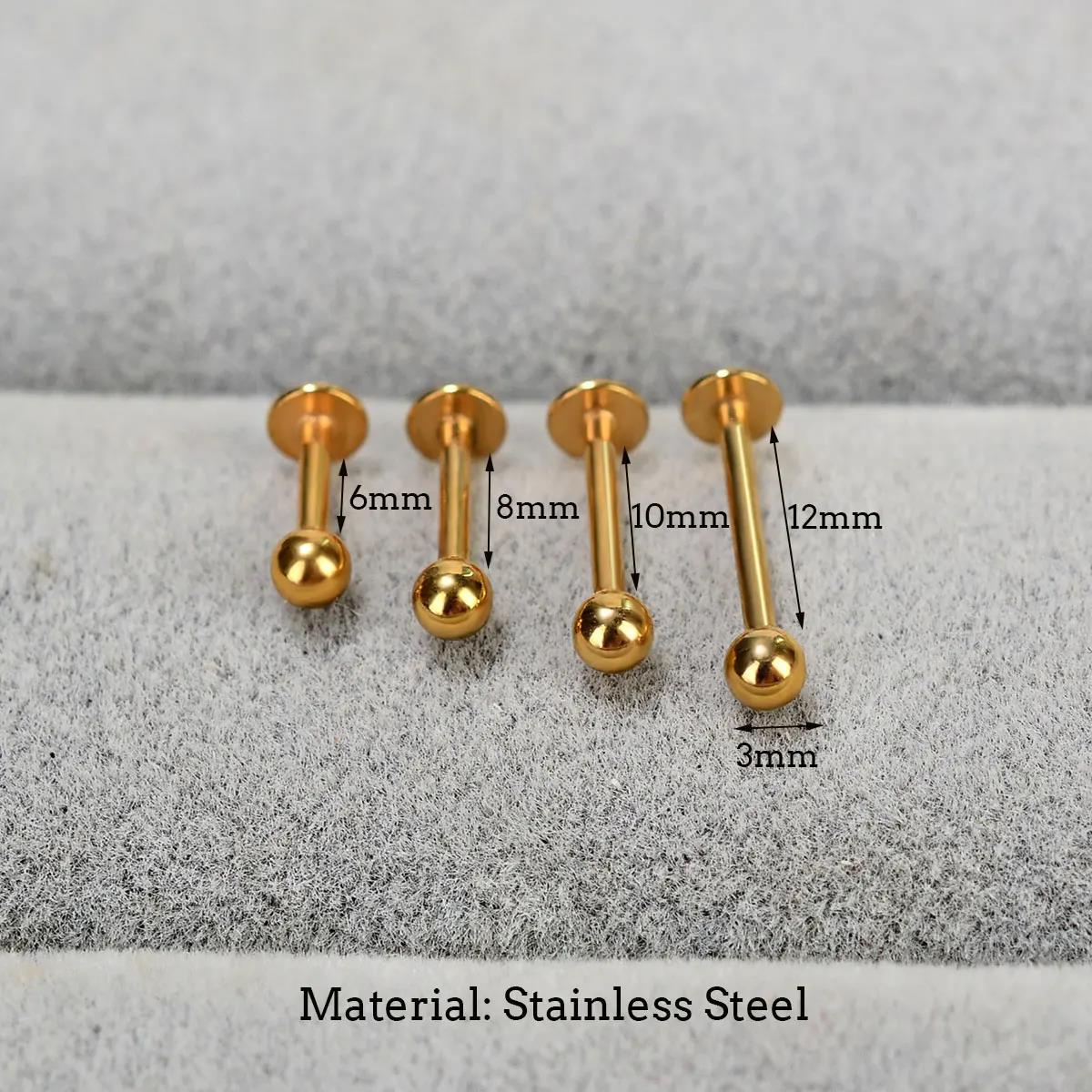 6/8/10/12mm Stainless Steel Go - đánh giá và giá Body Jewelry Trend