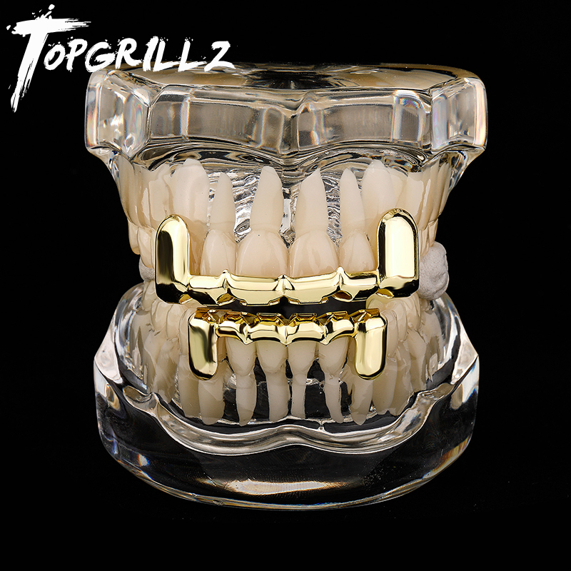 TOPGRILLZ Hip Hop Fangs Mouth  - đánh giá và giá Body Jewelry Trend