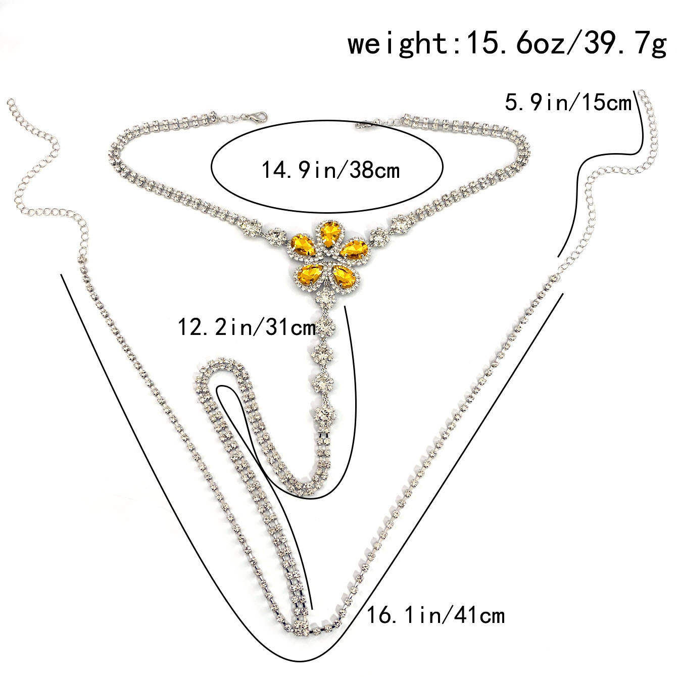 1pc Flower Shaped Sexy Rhinest - đánh giá và giá Body Jewelry Art