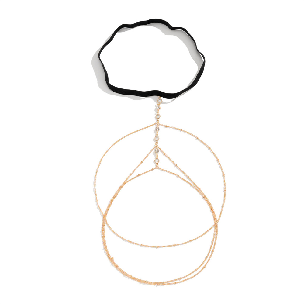 Boho Elastic Band Crystal Leg  - đánh giá và giá Body Jewels