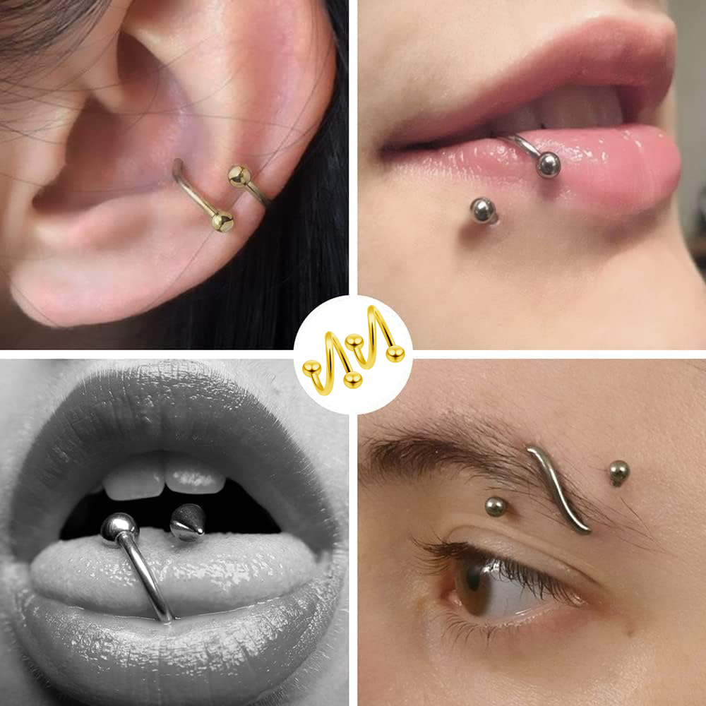 Women's Spiral Earrings Pierci - đánh giá và giá Body Jewelry Septum