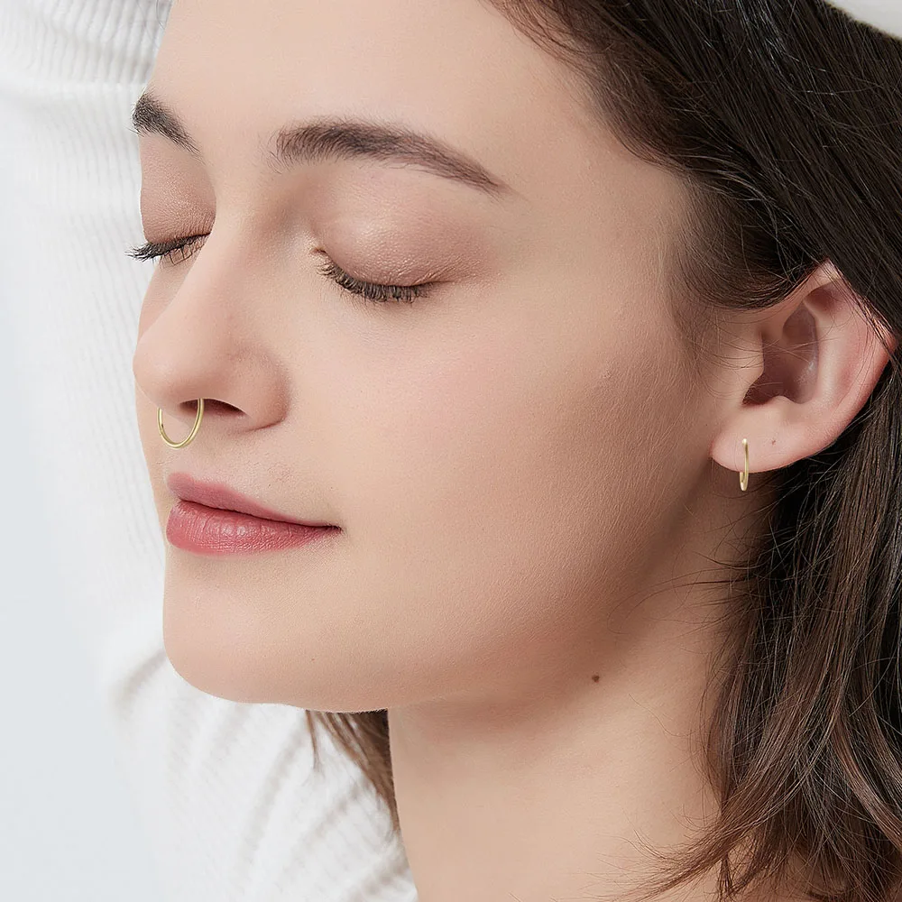 2/6PCS Seamless 316L Stainless - đánh giá và giá Body Jewelry Septum