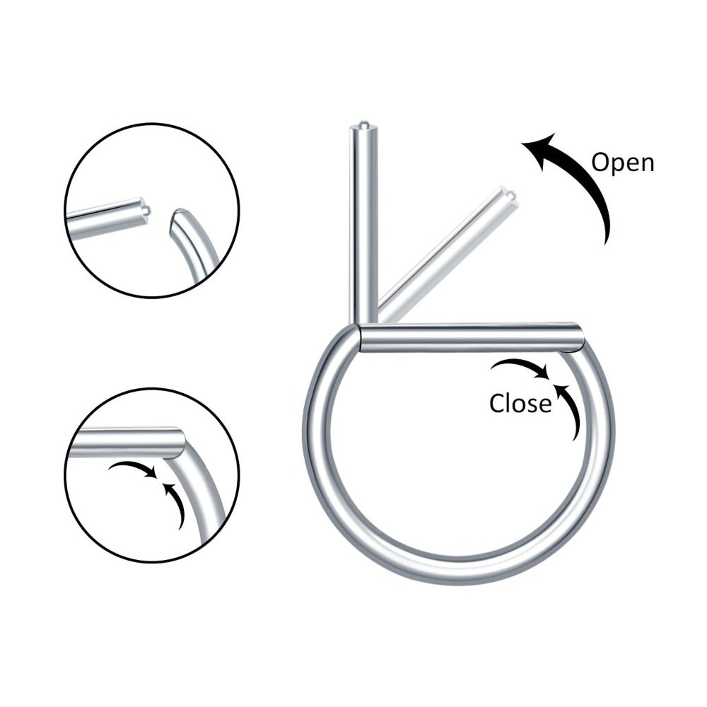 ASTM F136 Titanium Septum Ring - đánh giá và giá Body Jewelry Septum